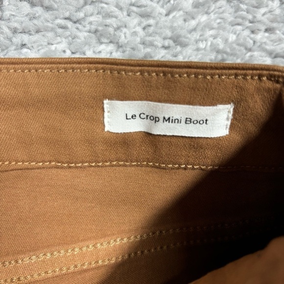 Frame Jeans Womens 25 Le Crop Mini Boot Classic Stretch Caramel Rodeo Night Out - Picture 3 of 5